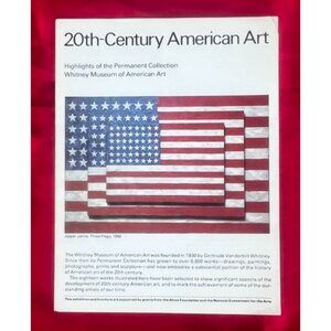 Whitney Museum 20th-Century American Art Brochure 10 Panel 1980s NYC Vintage